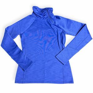 ATHLETA Women’s Blue Purple Long Sleeve Rush Creek 1/4 Zip Pullover Size Small S